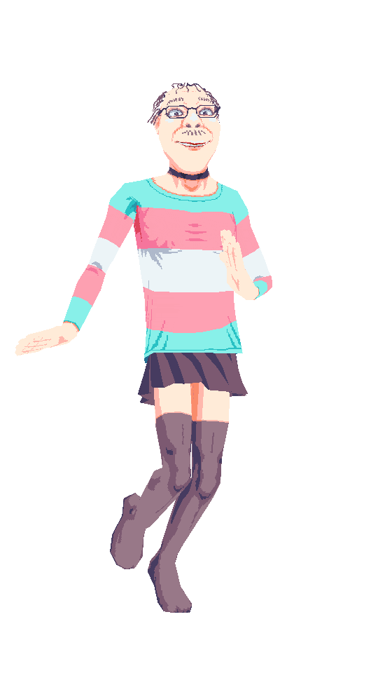 3d 3d_model animated artist:Gemmy_Nutz ext=gif flag:transgender_pride_flag running tranny troon troonella variant:bernd // 540x960 // 290.6KB