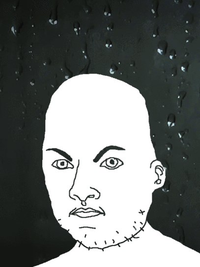 animated ear ext=gif eyebrows eyes meta:tagme mouth nose rain stubble variant:hercules // 407x543 // 923.0KB