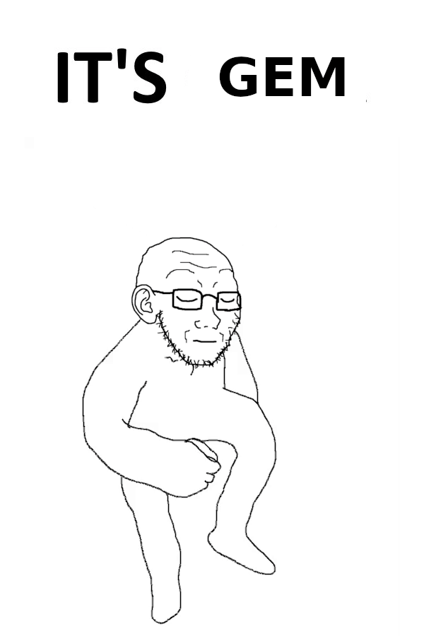 animated closed_eyes dance deformed frown gem glasses glitch its_over selfish_little_fuck soyjak stubble text variant:soyak // 600x900 // 1.1MB