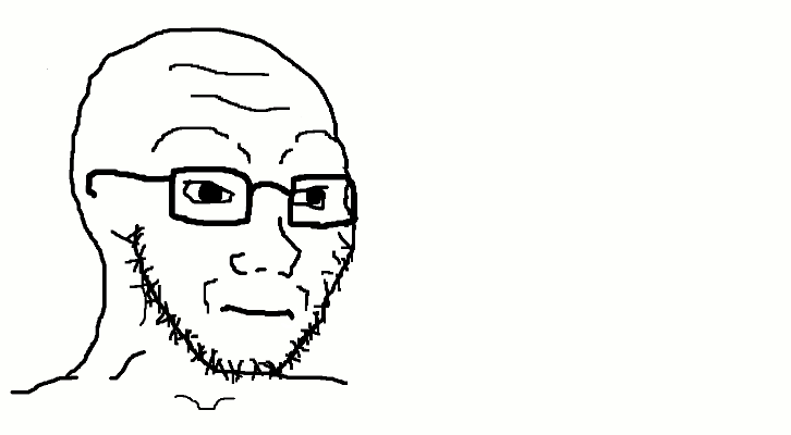 animated beanie clothes glasses hat laser meme open_mouth playstation soyjak steam stubble variant:soyak xbox yellow_skin // 726x400 // 264.6KB