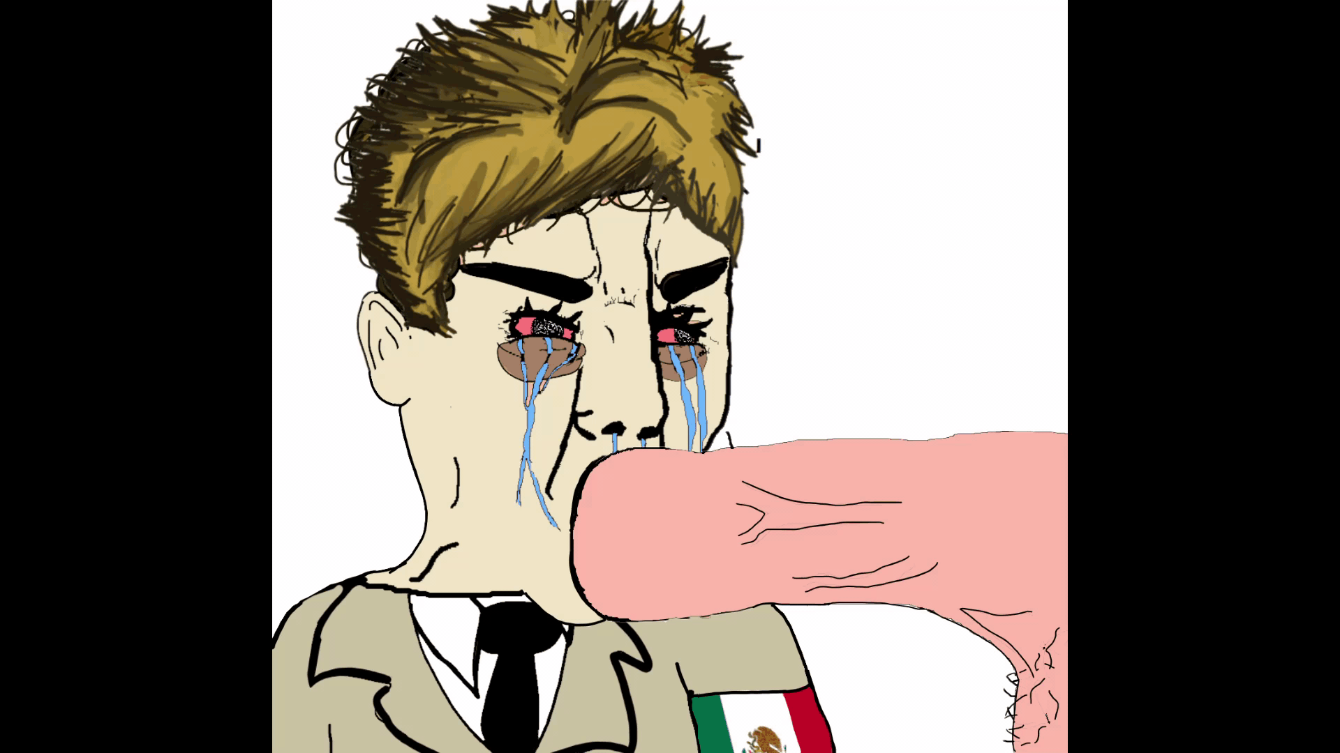 ack animated blood blowjob clothes flag gore gun meta:pornographic_content mexican_twink mexico penis rope soyjak subvariant:patrick suicide tongue variant:chudjak // 1920x1080 // 6.8MB