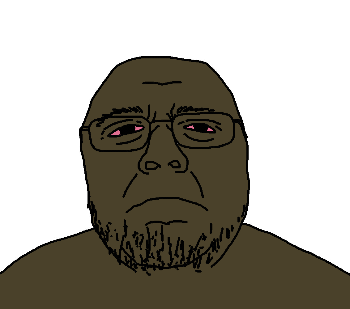 animated bernd_schmidt black_skin bloodshot_eyes brown_troonjak glasses open_mouth stubble talking tongue variant:bernd yellow_teeth // 1132x1000 // 493.1KB