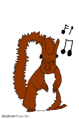 animated closed_eyes headphones music musical_note smile squirrel variant:markiplier_soyjak // 266x400 // 266.7KB