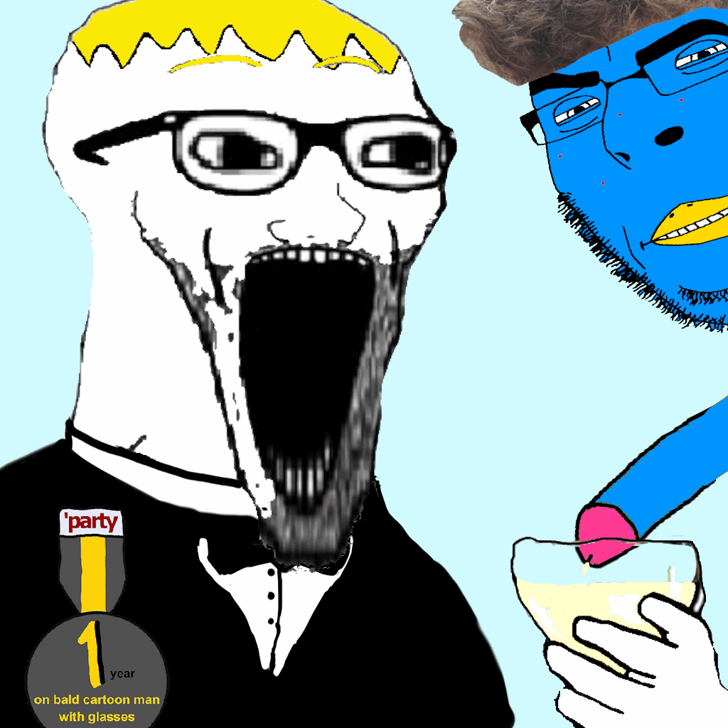 4chan anime anti_sharty award bbc black_skin blond blue_skin clothes discord frog froot glass glasses green_hair hair janny jartycuck meta:pornographic_content nate nigger pepe reddit rope snoo subvariant:massjak subvariant:wewjak suit tranny twitter variant:bernd variant:chudjak variant:cobson variant:feraljak variant:gapejak variant:kuzjak variant:snoojak variant:soyak wine_glass xitter yellow_skin yotsoyba // 1024x1024 // 1.5MB