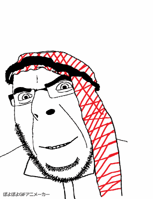 arab clothes glasses hat keffiyeh meta:tagme poyunpoyun smile soyjak stubble thob variant:cobson // 308x400 // 687.2KB