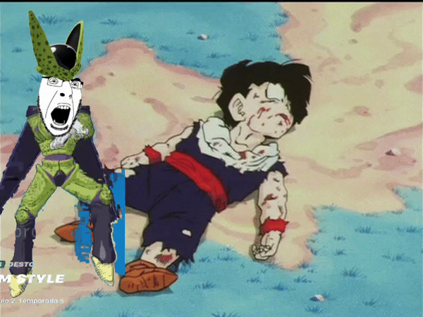 cell_(dragon_ball) dragon_ball gangnam_style gohan variant:cobson // 600x450 // 1.4MB