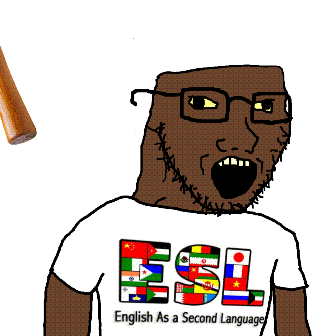 animated bahrain belarus belgium blood bloodshot_eyes brown_skin brunei china chud_(boorufag) chud_(soybooru) clothes crown dead djibouti esl flag flag:belgium flag:brunei flag:china flag:djibouti flag:france flag:india flag:iran flag:italy flag:japan flag:jordan flag:kuwait flag:liechtenstein flag:malta flag:mexico flag:oman flag:qatar flag:russia flag:vietnam france glasses hair india iran italy japan jordan kazakhstan kuwait liechtenstein malta mexico oman open_mouth qatar russia shitskin star_(symbol) stubble text variant:soyak video vietnam yellow_sclera // 1080x1080 // 227.6KB