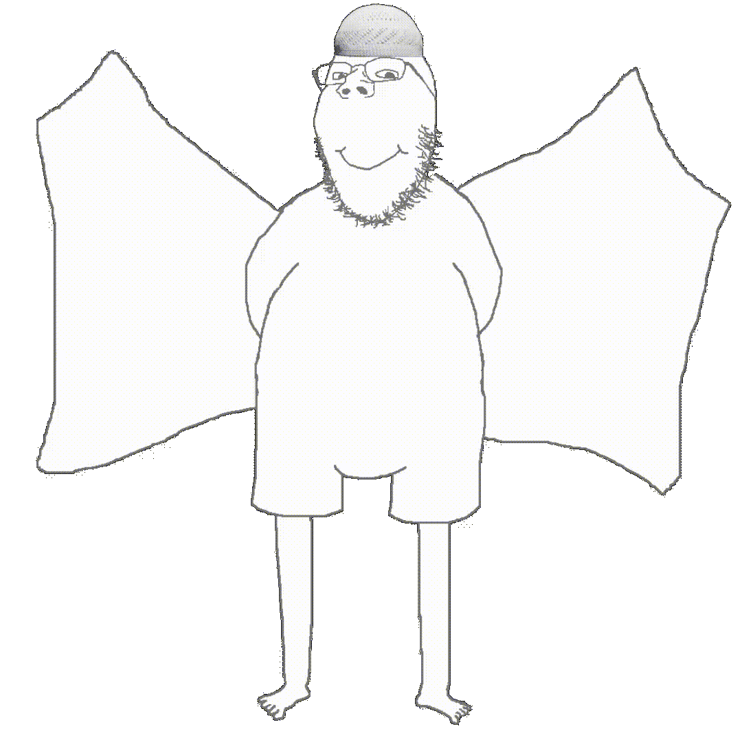 Nūr Nūr_(Islamic_content) angel animated beard closed_mouth clothes ext=gif full_body glasses good_boy leg looking_at_you maphammad mudslime muhammad muslim_angel muslim_hat muslims nose shorts smile soyjak stubble tshirt variant:gapejak white_skin wing // 1080x1080 // 107.1KB