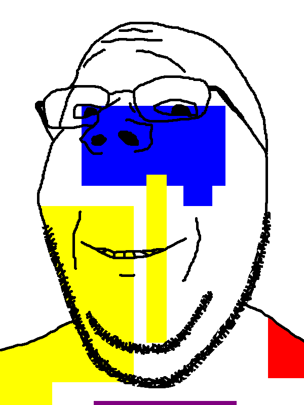animated closed_mouth colorful glasses looking_at_you smile soyjak stubble subvariant:wholesome_soyjak teeth variant:gapejak webdriver_torso youtube // 600x800 // 210.6KB