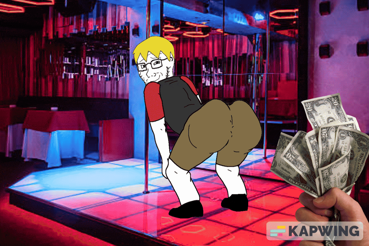 animated ass clapping dummy_thicc full_body gay gaybar gyatt hand kapwing male_prostitution money nate pole_dance prostitute prostitution slut slutty smug soyteen stripper that_one_fucking_picture_of_nate_being_a_smug_little_bastard thicc twerk variant:soyak yellow_hair yo_mama // 1280x854 // 452.9KB