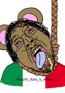 ack bloodshot_eyes brown_skin crying ear flag flag:italy hair italy mouse noose red_eyes stubble tongue_out variant:bvariant:bernd yellow_teeth // 768x1094 // 139.3KB