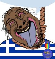 brown_skin greece greecearyan greek_flag greekroach greeks hanging obsessed obsessed_faggot shitskin slopjak subvariant:hanging_toonjak variant:bernd // 1001x1070 // 691.5KB