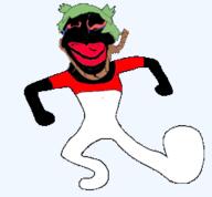 4chan animated anime black_skin dance hair jartycuck lips meta:tagme subvariant:jartycuck vantablack_skin variant:chudjak yotsoyba // 255x236 // 51.2KB