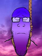 down glum hanging high_quality its_over over purple_skin remake sad text tired variant:markiplier_soyjak // 600x800 // 292.4KB
