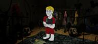 camera clothes disembodied distorted donald_duck_(disembodied) edit fnaf_(fangame) fnati fnati_(6.0)_(gen1) fnati_(radiance) full_body glasses little_nate_fucker mascot_prep nate photo_negative_mickey pnm shading smilling suit treasure_island variant:soyak yellow_hair // 1600x720 // 985.9KB