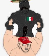 flag:mexico maga maga_hat mexibvll mexico moustache nsfw porn sex sombrero variant:cobson variant:soyak // 1080x1235 // 97.9KB