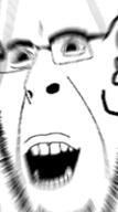 SOVL animated capcut closed_mouth ext=mp4 fancy_(singer) fire flames_of_love_(song) hair music open_mouth soul soyjak subvariant:hornyson teeth variant:cobson video // 480x854, 72.9s // 4.5MB