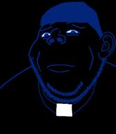 blue clothes faith_the_unholy_trinity hair looking_at_you priest stubble subvariant:gapealien variant:gapejak // 722x832 // 66.2KB