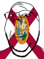 christianity flag flag:florida florida glasses god looking_at_you smile soyjak stubble subvariant:wholesome_soyjak teeth template text united_states variant:gapejak // 582x772 // 81.0KB