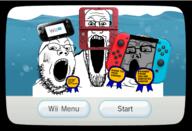 3soyjaks award glasses homebrew nintendo nintendo_3ds nintendo_switch nintendo_wii nintendo_wii_u open_mouth soyjak soyjak_trio stretched_mouth stubble variant:gapejak variant:markiplier_soyjak variant:tony_soprano_soyjak video_game wii // 1656x1127 // 1007.3KB