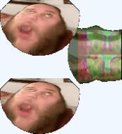 2019 3dgifmaker animated beard closed_mouth clothes ext=gif fat fat_duel glasses irl open_mouth red_tshirt schizo soyboy subvariant:fatjak_irl tshirt variant:fatjak // 250x250 // 550.0KB