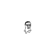 animated closed_mouth full_body glasses lil_chuddy nazism salute sound soyjak variant:chudjak video walking // 400x400, 29.5s // 1.1MB