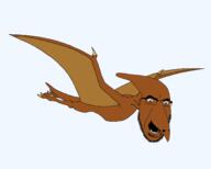 animal beak claw claws flying full_body glasses open_mouth prehistoric pteranodon pterosaur reptile series:animaljaks series:dinosaurjaks soyjak stubble tail variant:cobson wing // 1500x1200 // 79.0KB