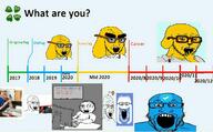4chan angry antenna bloodshot_eyes clothes dog duel glasses hand irl janny nintendo nintendo_switch open_mouth qa_(4chan) reddit soyjak stubble suspenders text twitter variant:markiplier_soyjak variant:soyak video_game yellow_skin // 1348x836 // 142.5KB