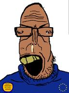 angry award beard brown_skin crying euromutt european european_union flag flag:european_union glasses mutt open_mouth red_eyes retard series:fusionjaks series:muttverse shitskin soyjak star_(symbol) stubble subvariant:euromutt subvariant:europarrot sweater teeth variant:markiplier_soyjak variant:parrotjak yellow_teeth // 594x797 // 24.9KB angry award beard brown_skin crying euromutt european european_union flag flag:european_union glasses mutt open_mouth red_eyes retard series:fusionjaks series:muttverse shitskin soyjak star_(symbol) stubble subvariant:euromutt subvariant:europarrot sweater teeth variant:markiplier_soyjak variant:parrotjak yellow_teeth // 594x797 // 24.9KB
