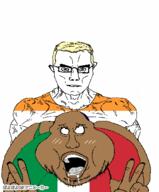 india italy subvariant:mexiwhore subvariant:muscular_chud variant:chudjak variant:meximutt // 332x400 // 331.8KB