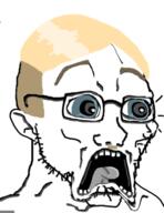 artist:salsamaster aryan blue_eyes ear glasses mustache open_mouth scared stubble subvariant:doctos tongue variant:soyak yellow_hair // 329x428 // 86.8KB