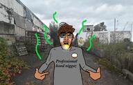 black_sclera brown_hair brown_skin cross_eyed crying emo_hair glasses green_eyes grey_shirt grey_teeth hood irl_background islam joe_mama joel_(user) map_(pedophile) monroe_(washington) mustache open_mouth pedophile soyjak stinky stubble taqiyah tranny variant:shirtjak washington // 1182x754 // 1.1MB