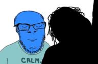2soyjaks blue_skin calm closed_eyes closed_mouth clothes ear father glasses hair hanging rope smile soyjak stubble suicide text variant:bernd variant:feraljak // 680x447 // 153.6KB