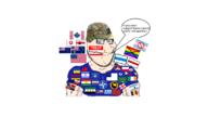 GuyinanAvenger_collection advanced_combat_helmet agartha agarthan anti_communism aryan blond blue_eyes buff cross flag:Philippines flag:anarchist_argentina flag:anti_lgbtq flag:anti_trans flag:armenia flag:belerussian_opposition flag:bosnia_and_herzegovina flag:chechnya flag:east_turkestan flag:florida flag:free_syrian_army flag:georgia_(country) flag:greece flag:ireland flag:israel flag:japanese_states flag:kosovo flag:kurdistan flag:lebanon flag:lebenese_forces flag:morocco flag:nato flag:poland flag:protestantism flag:romania flag:russian_opposition flag:saudi_arabia flag:saudi_christian_republic flag:south_korea flag:stalina's_russia flag:taiwan flag:tibet flag:ukraine flag:united_baltics flag:united_korea flag:united_scandinavia flag:united_states_of_australia flag:united_states_of_canada flag:united_states_of_new_zealand glasses name_tag nato nose smug speech_bubble stubble subvariant:muscular_chud variant:chudjak variant:smugjak white_skin yellow_hair // 1125x632 // 167.6KB