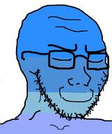 blue_skin calm closed_eyes closed_mouth smile stubble subvariant:soyak_(irritated) variant:soyak white_background // 908x1080 // 85.5KB blue_skin calm closed_eyes closed_mouth smile stubble subvariant:soyak_(irritated) variant:soyak white_background // 908x1080 // 85.5KB