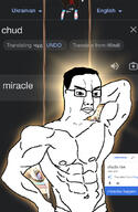 3soyjaks angry arm bloodshot_eyes buff closed_mouth crying flag glasses google google_translate hair hanging miracle muscles muscular_male mustache noose open_mouth pun rope screenshot soyjak stubble suicide text tranny translation ukraine variant:bernd variant:chudjak // 680x1047 // 369.2KB