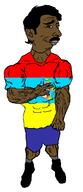 arm black_eyes blue_shorts brown_skin buff closed_mouth clothes ear flag:meghalaya full_body gift_card glasses hair hand india indian laughing light_blue_shorts looking_to_the_right meghalaya meta:nas meta:op_took_a_selfie_of_xerself pajeet pajeetjak saar shoe smile soyjak subvariant:chudjak_front subvariant:unbotheredchud subvariant:unbotheredpajeet t50_eyes variant:chudjak variant:pajeetjak vein ya_kuch_aur // 549x1268 // 104.0KB
