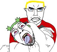 4chan 4cuck ack choke_hold meta:tagme soyteen subvariant:chudjak_front subvariant:pol_face variant:bernd variant:chudjak // 1996x1844 // 788.2KB
