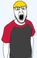 arm blond clothes hair looking_at_you nate open_mouth soot_colors soyteen stubble torso variant:tewi // 357x563 // 17.4KB