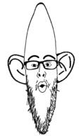 deformed ear glasses open_mouth soyjak stubble variant:nojak // 1200x2000 // 436.7KB