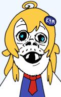 baby blue_eyes clothes deformed hair knowyourmeme necktie smile soyjak subvariant:jacobson variant:a24_slowburn_soyjak yellow_hair // 377x597 // 22.7KB
