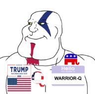 Warrior-Z(user) flag:united_states hello_my_name_is_(sticker) maga make_america_great_again qanon republican series:keep_raging_on_them subvariant:mexiaryan variant:meximutt // 886x872 // 91.5KB