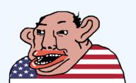 amerimutt balding brown_skin ear hair open_mouth soyjak united_states variant:chudjak // 1127x685 // 46.9KB