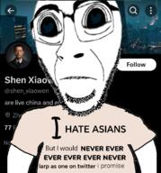 arm asians biting_lip clothes glasses i_hate i_would_never stubble subvariant:hornyson text torso twitter variant:cobson // 1080x1156 // 824.3KB