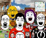 Gianluca_iannone azione_studentesca blocco_studentesco casapound celtic_cross colosseum comunita_militante_raido daniele_dell_orco flag:german_empire flag:italy franco_freda gabriele_adinolfi generazione_popolare german_empire giorgia_meloni glasses italy janny julius_evola lotta_studentesca mouth multiple_soyjaks nes rome stumble subvariant:chudjak_front variant:chudjak wolfsangel zetazeroalfa // 1719x1409 // 2.3MB