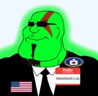 Warrior-Z(user) central_intelligence_agency clothes flag:united_states glasses glowie glowing kratos series:keep_raging_on_them subvariant:mexiaryan suit sunglasses variant:meximutt // 886x872 // 191.9KB
