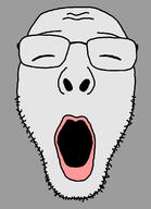 glasses open_mouth soyjak stubble variant:unknown // 1302x1797 // 264.0KB