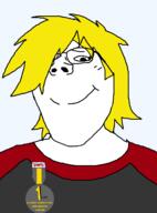badge closed_mouth clothes female genderbend glasses hair kate_hikes nate pooner smile soot_colors subvariant:gapejak_female subvariant:terryjak variant:gapejak yellow_hair // 870x1174 // 40.5KB