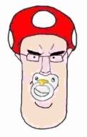 baby caca chud mushroom pacifier shroom variant:chudjak // 500x787 // 162.9KB