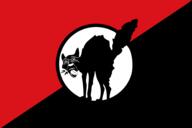 ack anarchism anarcho-syndicalism animal bloodshot_eyes cat crying flag:anarcho-syndicalism glasses open_mouth syndicalism teeth tongue tranny variant:bernd // 1994x1330 // 487.3KB